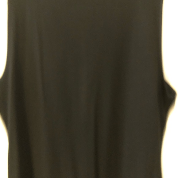 White House Black Market Scoopneck Laced Front Black Tank Size Medium, NWT - Picture 8 of 8